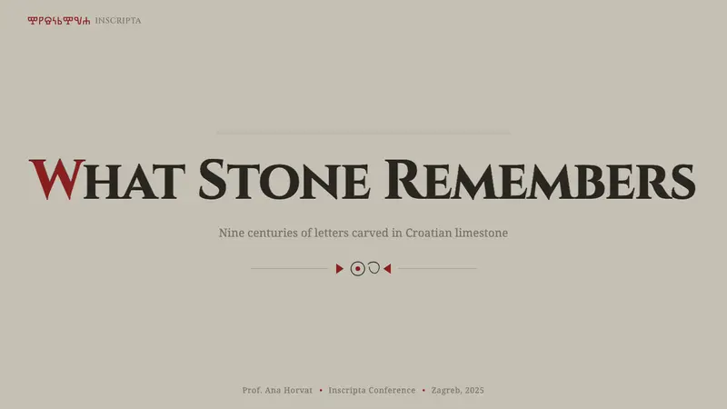 Glagolitic Script — Slides · cover