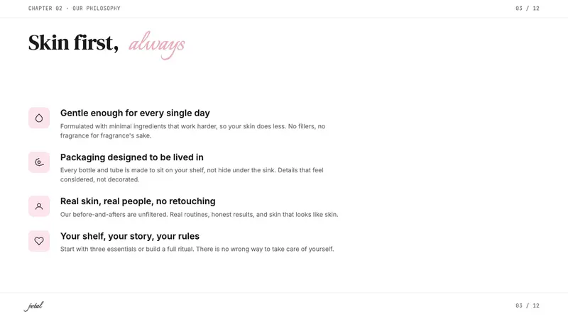Glossier — Slides · content