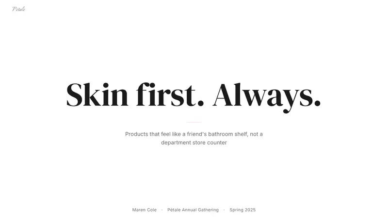 Glossier — Slides · cover