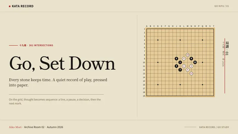 Go Kifu Record — Slides · cover