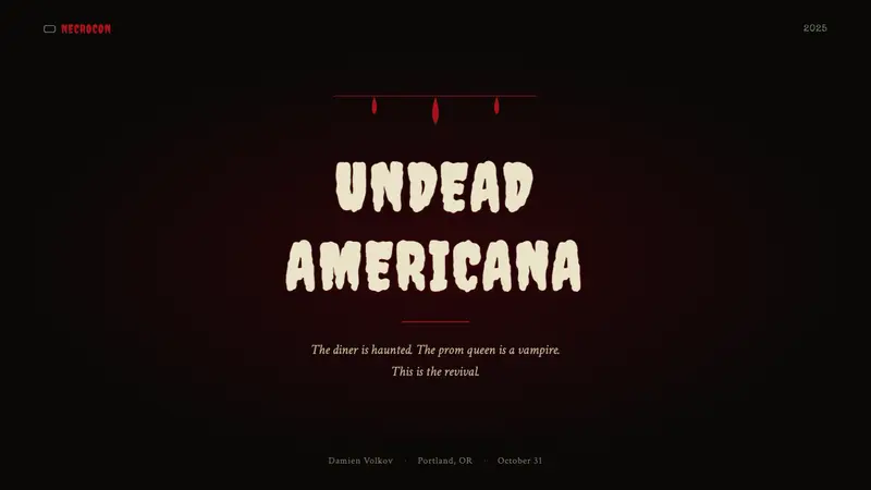 Gothabilly Horror Revival — Slides · cover