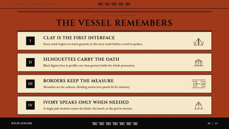Greek Antiquity (Attic Vase) — Slides · content