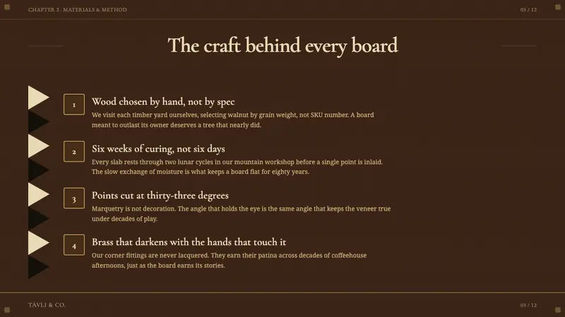 Greek Backgammon Tavli Board — Slides · content