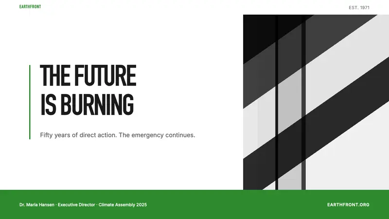 Greenpeace (Activist Poster) — Slides · cover