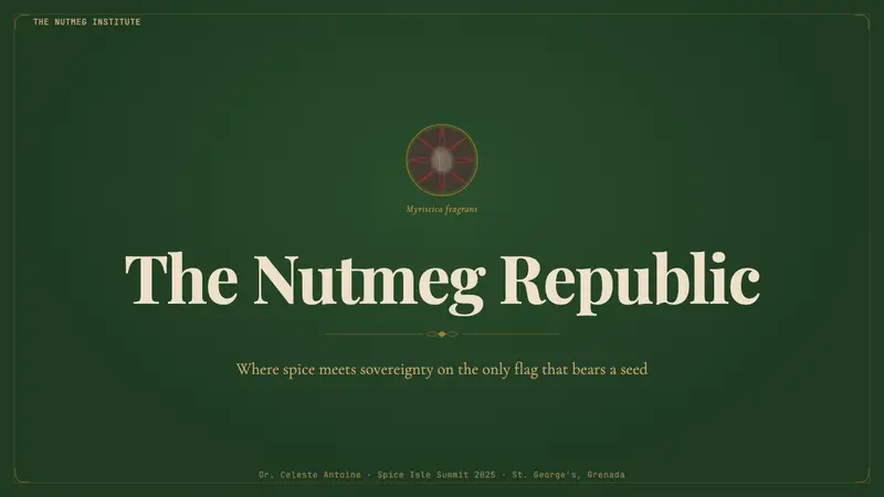 Grenadian Spice & Nutmeg Flag — Slides · cover