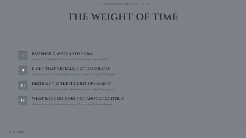 Grisaille Painting — Slides · content