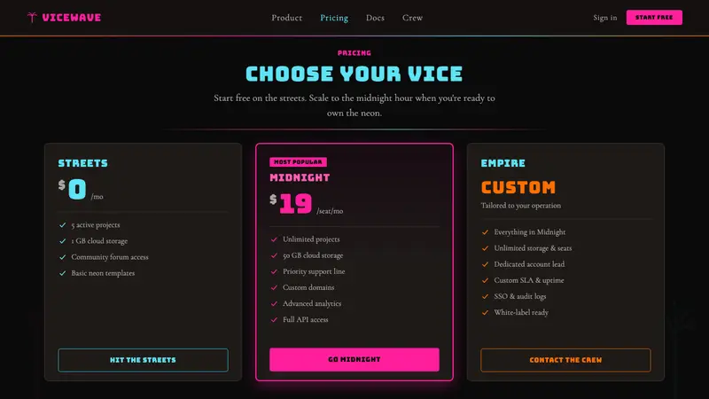 GTA Vice City (2002) — Web · pricing