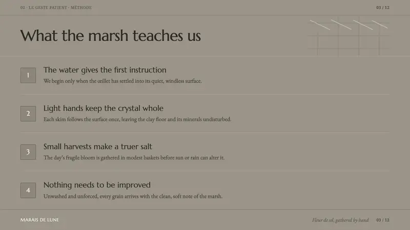 Guérande Fleur de Sel — Slides · content