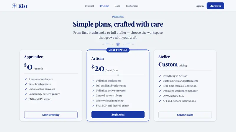 Gzhel Blue Porcelain — Web · pricing