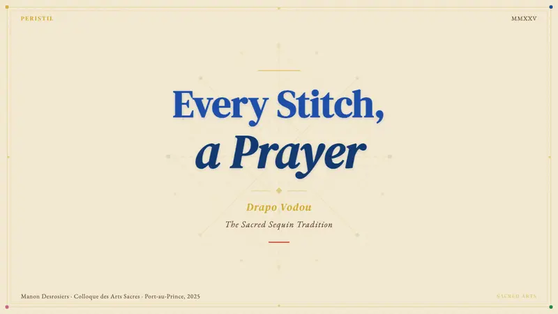 Haitian Vodou Flag (Drapo Vodou) — Slides · cover