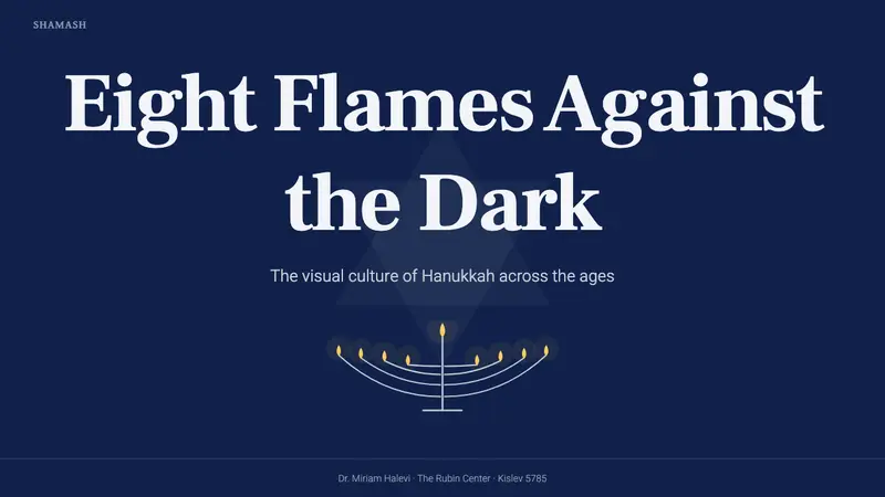Hanukkah Menorah — Slides · cover