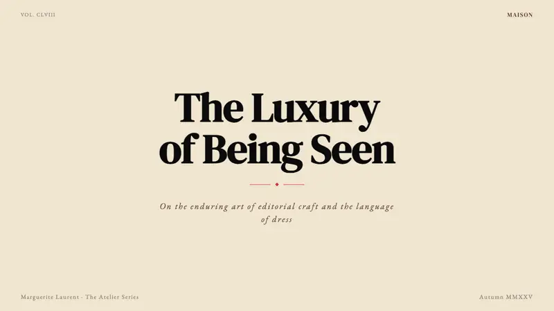 Harper's Bazaar — Slides · cover