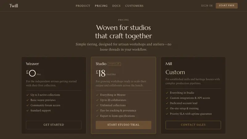 Harris Tweed (Herringbone) — Web · pricing