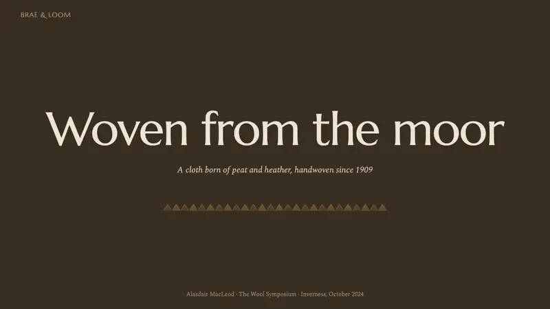 Harris Tweed (Herringbone) — Slides · cover