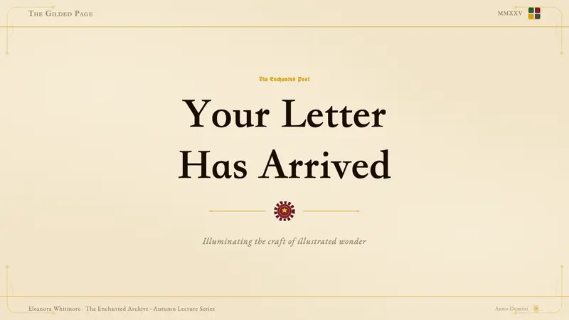 Harry Potter Illustrated — Slides · cover