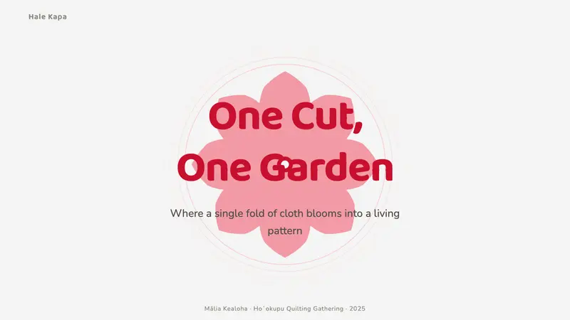 Hawaiian Quilt — Slides · cover
