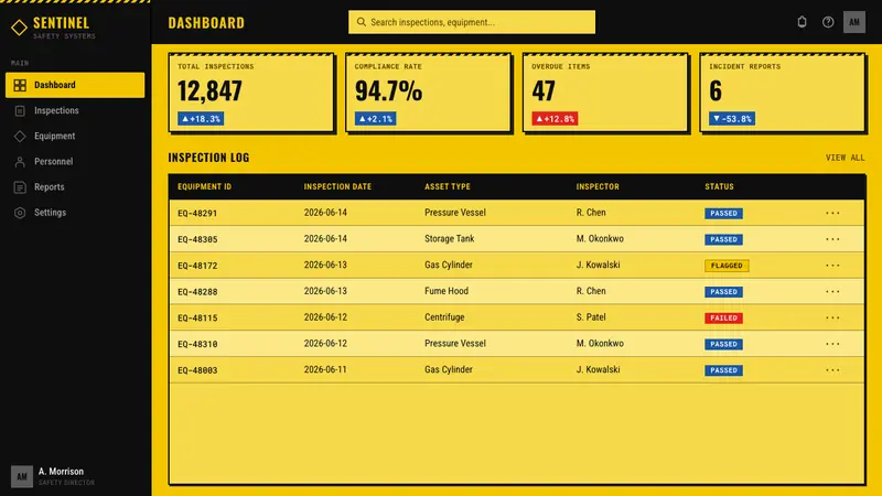 Hazmat Signage — Web · dashboard
