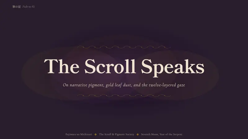 Heian Genji Scroll — Slides · cover