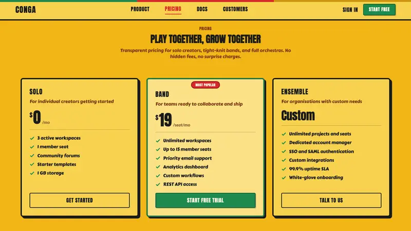 Ghanaian Highlife — Web · pricing