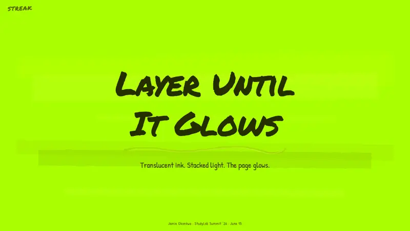 Fluorescent Highlighter — Slides · cover