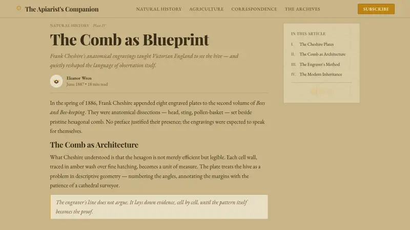 Honeybee Anatomy Plate — Web · article