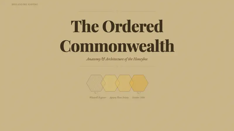 Honeybee Anatomy Plate — Slides · cover