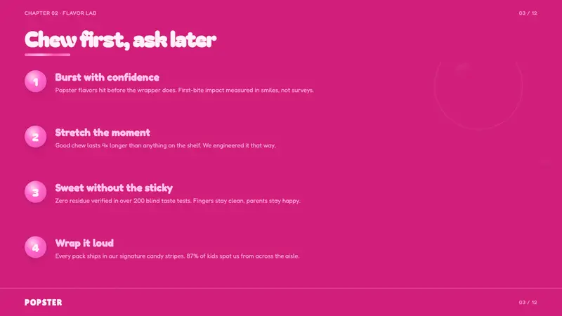 Watermelon Bubblegum Pink — Slides · content
