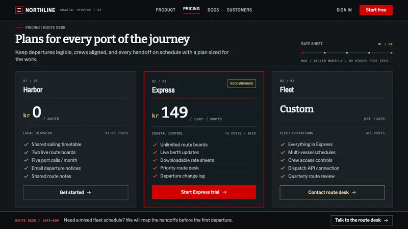 Hurtigruten Coastal Express — Web · pricing