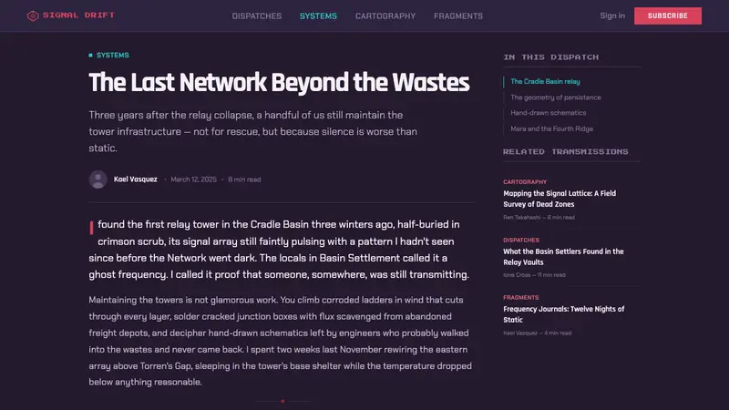 Hyper Light Drifter — Web · article