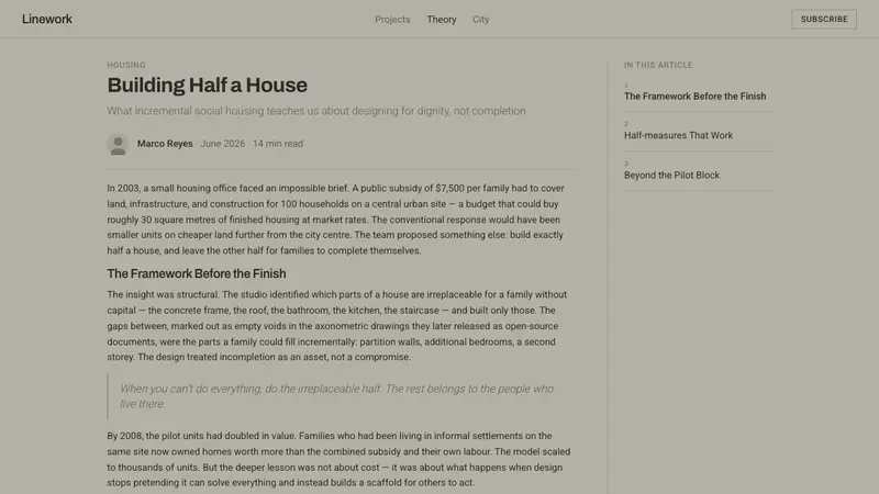 Elemental Social Housing — Web · article