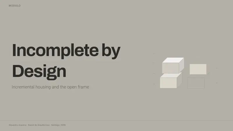 Elemental Social Housing — Slides · cover