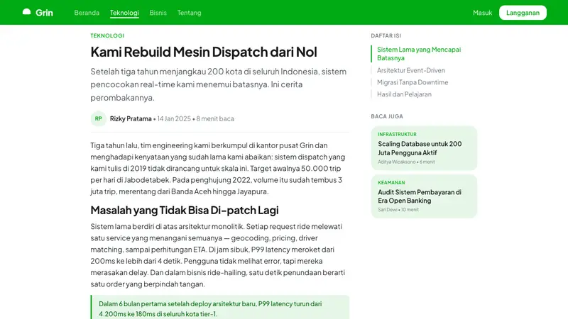 Gojek Superapp — Web · article