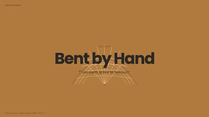 Indonesian Rattan Weave — Slides · cover