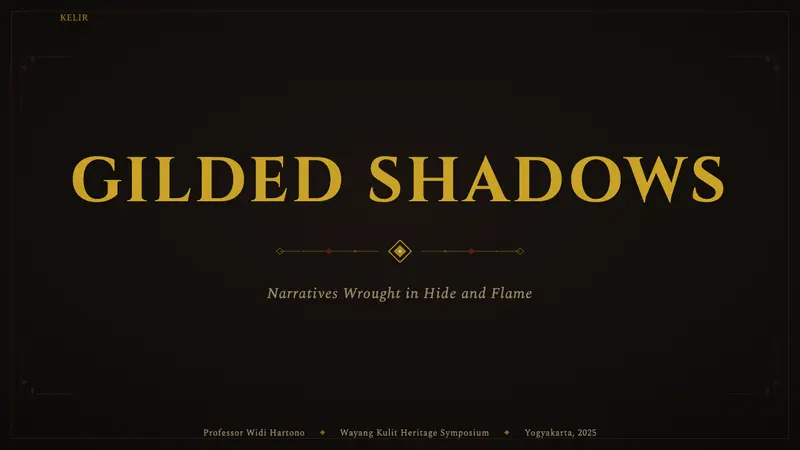 Wayang Kulit Shadow — Slides · cover