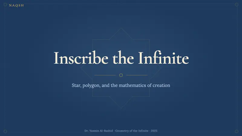 Islamic Geometric Art — Slides · cover