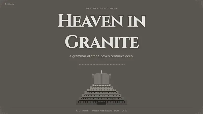 Dravidian Granite Grayscale — Slides · cover