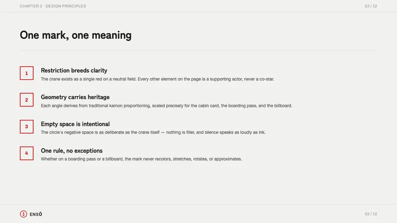 JAL Crane Mark — Slides · content