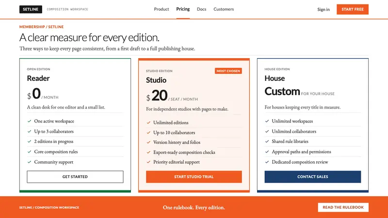 Tschichold Penguin Rules — Web · pricing