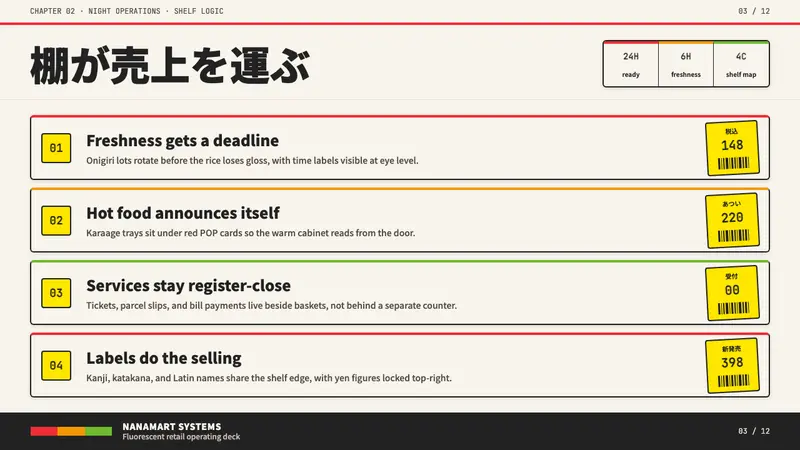 Japanese Konbini 7-Eleven — Slides · content