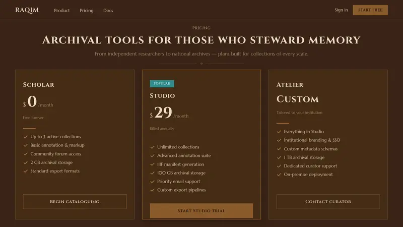 Jewad Selim Baghdad Modern — Web · pricing