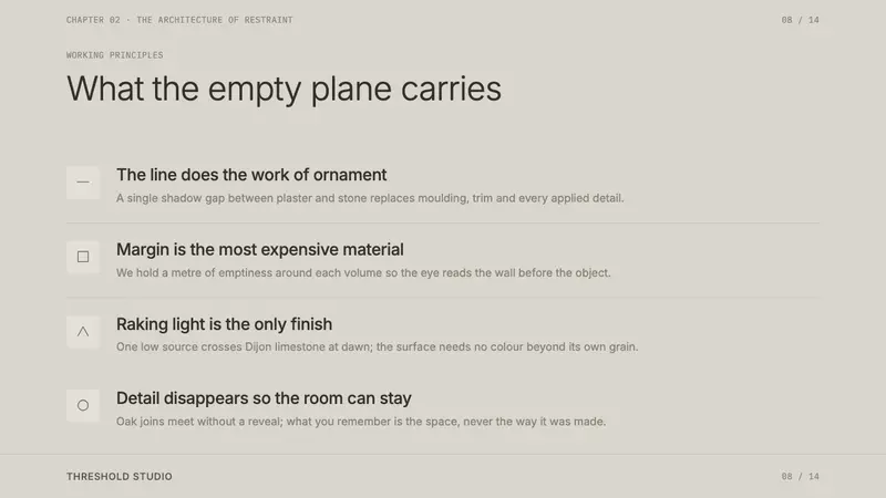 John Pawson Minimalism — Slides · content