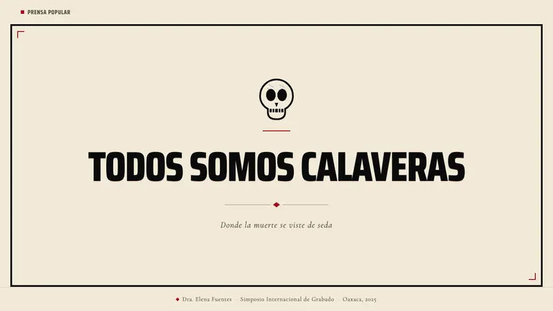 José Guadalupe Posada Calavera — Slides · cover