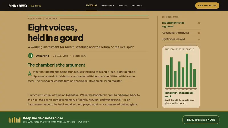 Kadazan Sompoton — Web · article