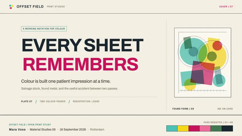 Karel Martens Print Matter — Slides · cover