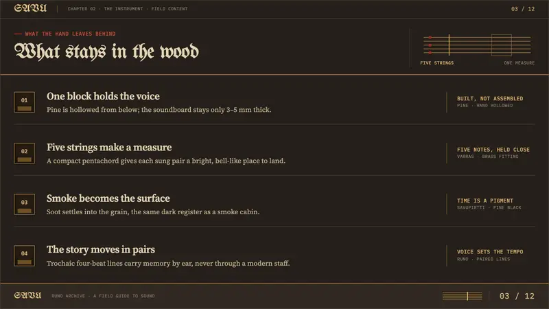 Karelian Kantele & Runo — Slides · content