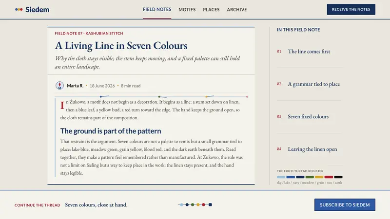 Kashubian Seven Colours — Web · article