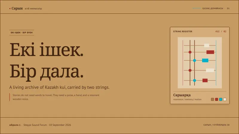 Kazakh Dombra — Slides · cover