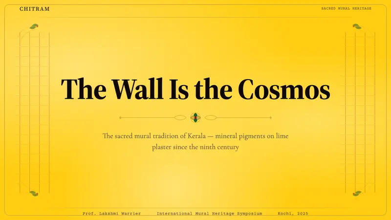 Kerala Mural Temple — Slides · cover