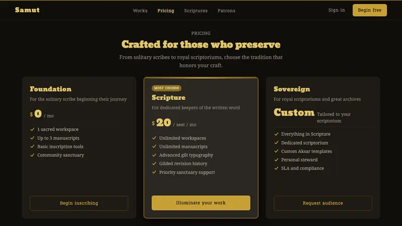 Khmer Aksar Mul — Web · pricing