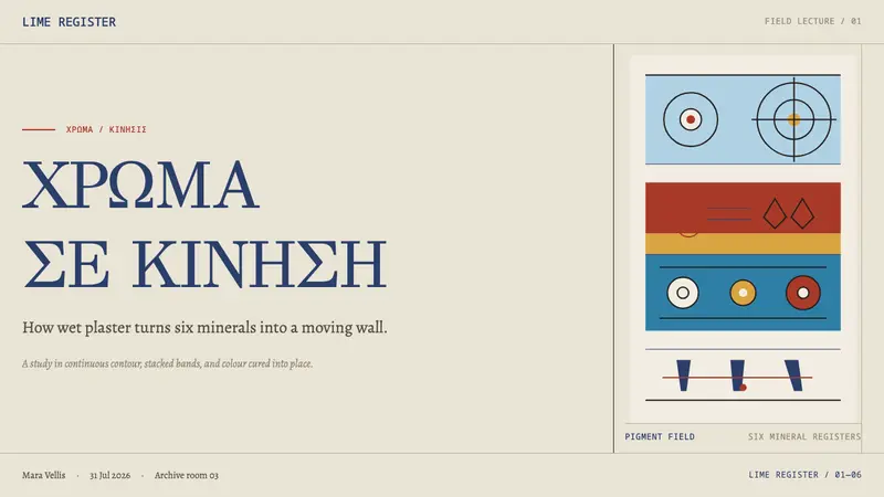 Knossos Minoan Fresco — Slides · cover